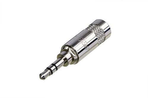 Rean AV NYS231L Klinken-Steckverbinder 3.5mm Stecker, gerade Polzahl: 3 Stereo Silber