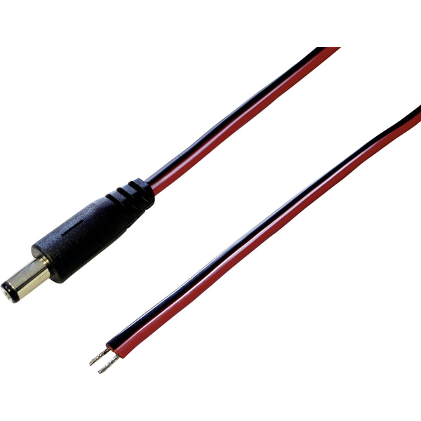 Câble de raccordement basse tension BKL Electronic 072018 DC mâle - extrémité(s) ouverte(s) 5.5 mm 2.5 mm 2.5 mm 2.00 m 1 pc(s)