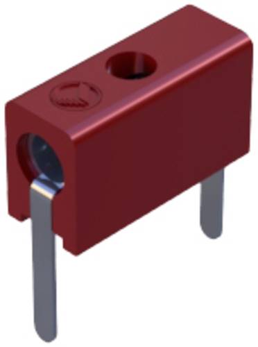 Hirschmann Test & Measurement MPB 1 Prüfbuchse Buchse, gerade Stift-Ø: 2 mm Rot