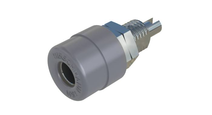 SKS Hirschmann BIL 20 gr Laborbuchse Buchse, Einbau vertikal Stift-Ø: 4mm Grau