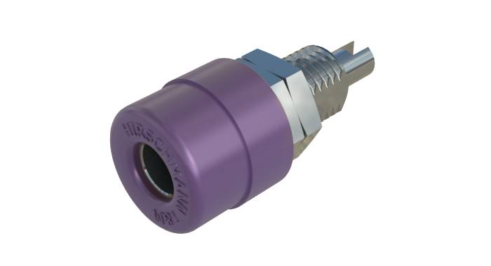 SKS Hirschmann BIL 20 vi Laborbuchse Buchse, Einbau vertikal Stift-Ø: 4mm Violett