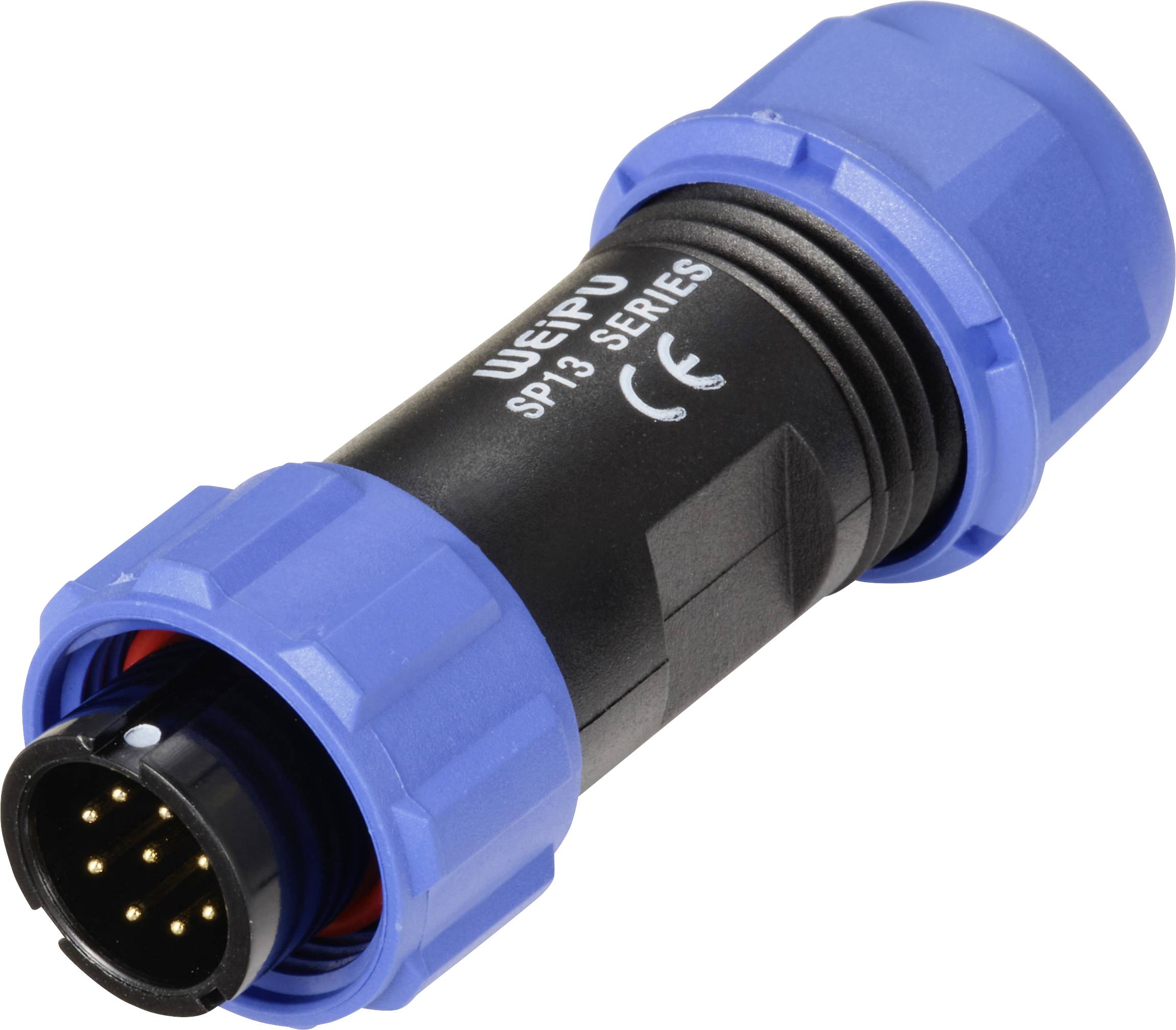 Weipu SP1310 / P 9 II Rundstecker Stecker, gerade Gesamtpolzahl: 9 Serie (Rundsteckverbinder): SP13