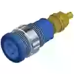 SKS Hirschmann SEB 2600G M4 Sicherheits-Laborbuchse Buchse, Einbau vertikal Stift-Ø: 4mm Blau 1St. SKS Hirschmann SEB 2600G M4 Sicherheits-Laborbuchse Buchse, Einbau vertikal Stift-Ø: 4mm Blau 1St.