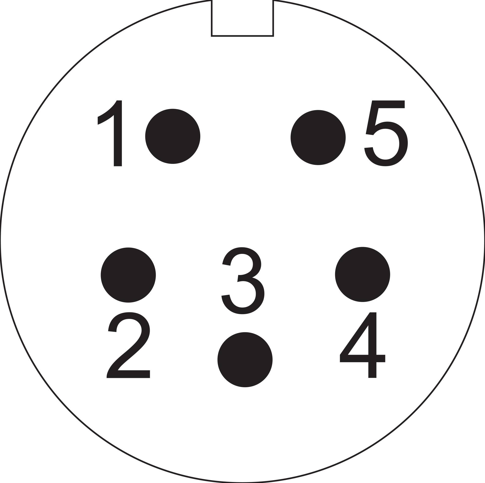 Weipu SP1311 / S 5 I Rundstecker Buchse, gerade Gesamtpolzahl: 5 Serie (Rundsteckverbinder): SP13 1