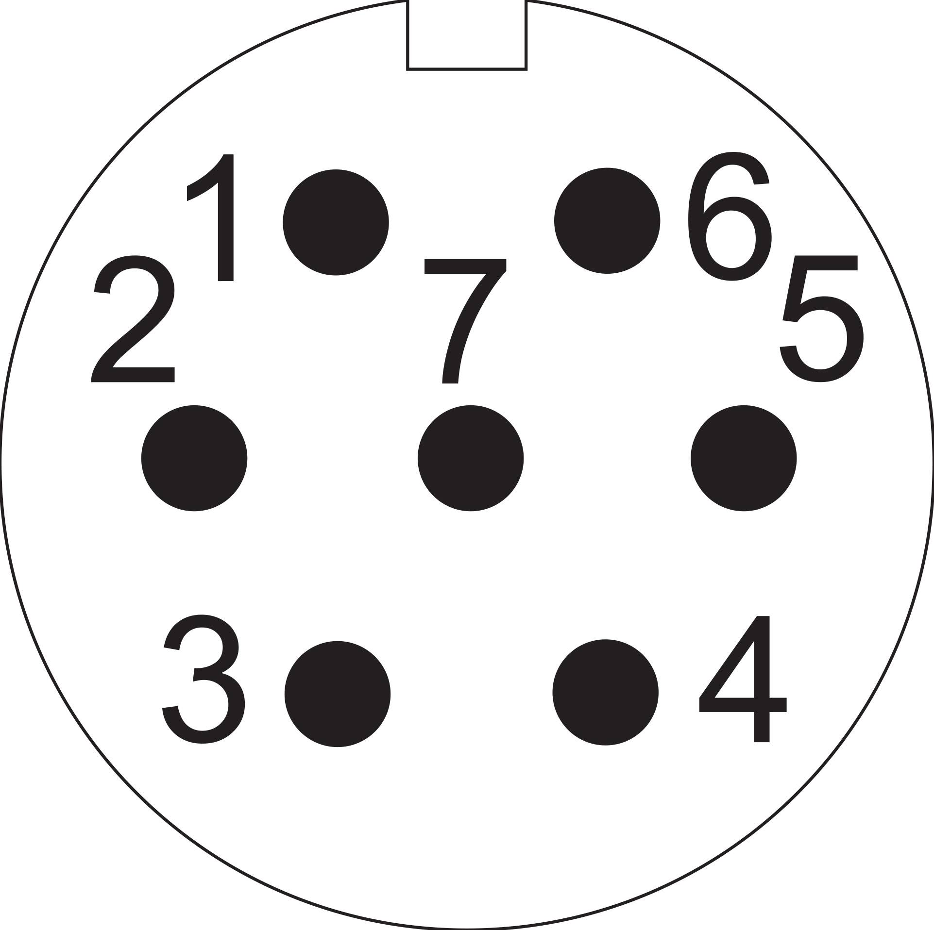 Weipu SP1311 / S 7 II Rundstecker Buchse, gerade Gesamtpolzahl: 7 Serie (Rundsteckverbinder): SP13