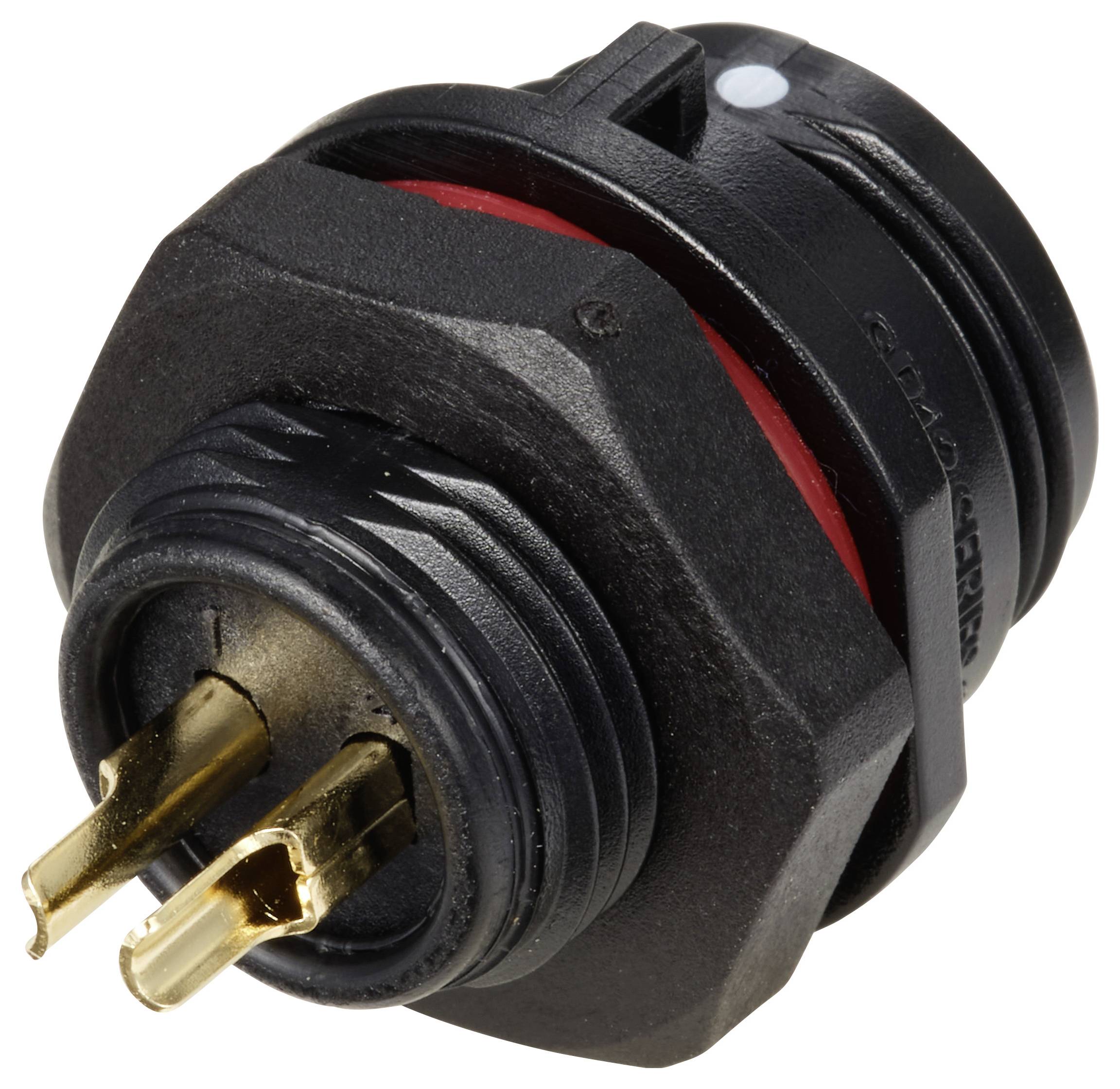 Weipu SP1312 / P 2 Rundstecker Stecker, Einbau Gesamtpolzahl: 2 Serie (Rundsteckverbinder): SP13