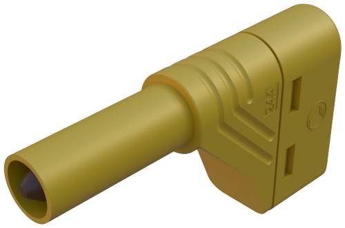 Hirschmann Test & Measurement LAS S W Sicherheits-Lamellenstecker Stecker, gewinkelt Stift-Ø: 4 mm Gelb 1 St.