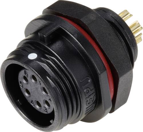Weipu SP1312 / S 6 Rundstecker Buchse, Einbau Gesamtpolzahl: 6 Serie (Rundsteckverbinder): SP13 1 S
