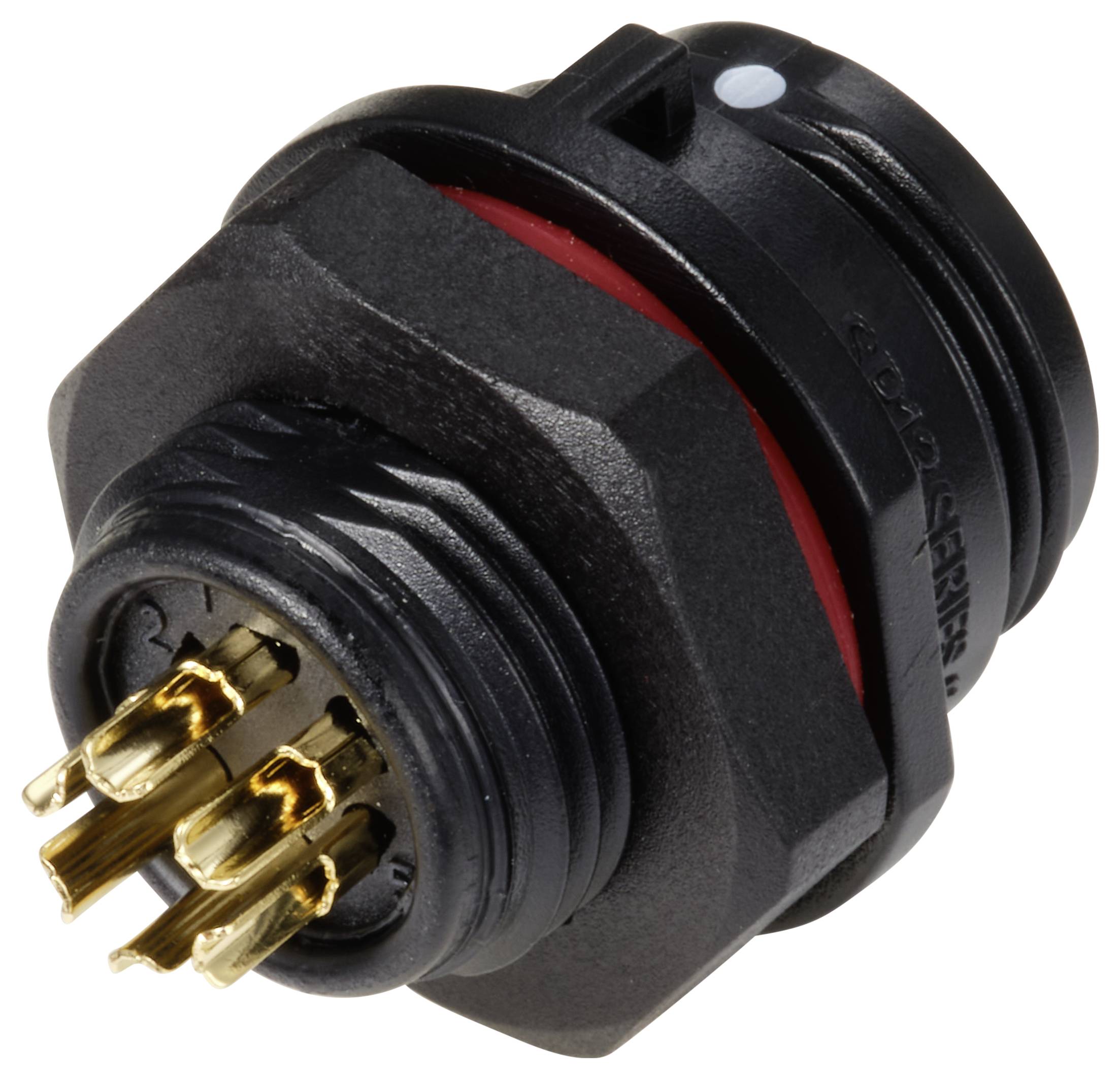 Weipu SP1312 / S 6 Rundstecker Buchse, Einbau Gesamtpolzahl: 6 Serie (Rundsteckverbinder): SP13 1 S