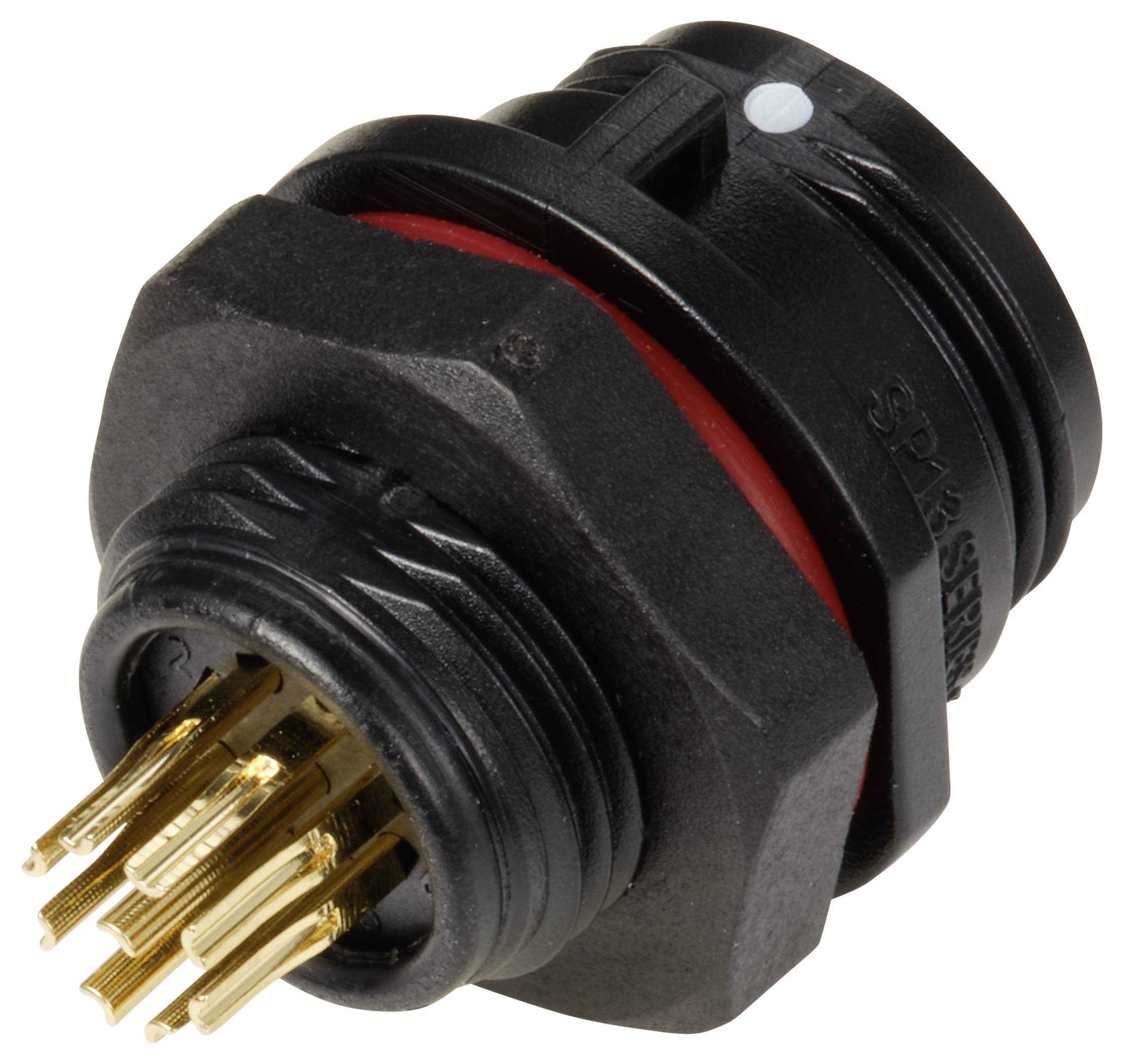 Weipu SP1312 / S 9 Rundstecker Buchse, Einbau Gesamtpolzahl: 9 Serie (Rundsteckverbinder): SP13 1 S