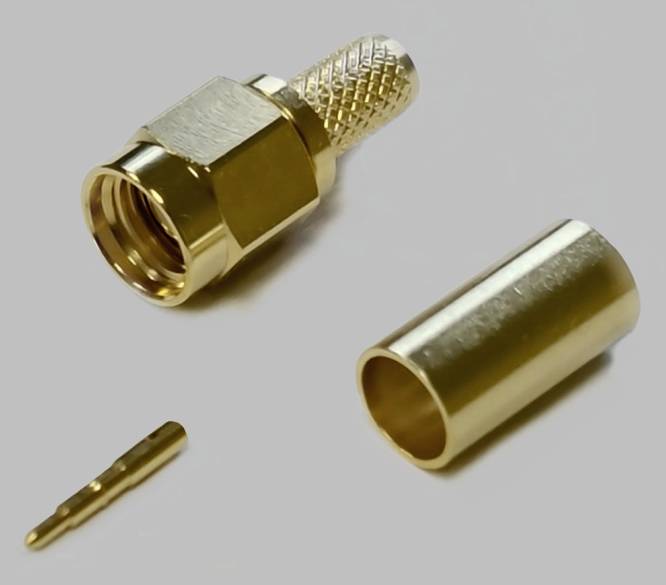 BKL Electronic 0409075 0409075 SMA-Steckverbinder Stecker, gerade 50 Ω 1 St.