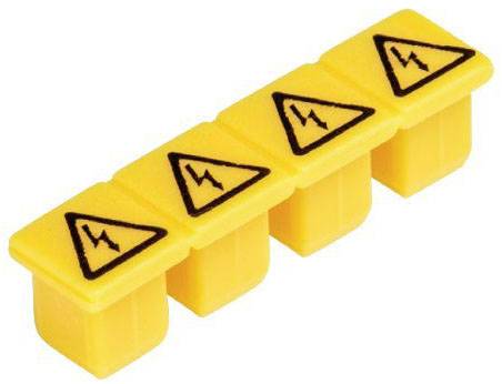 Wieland Electric 04.343.8353.8 Abdeckung Passend für (Details): Durchgangsklemme WKFN 2,5/35 Gelb