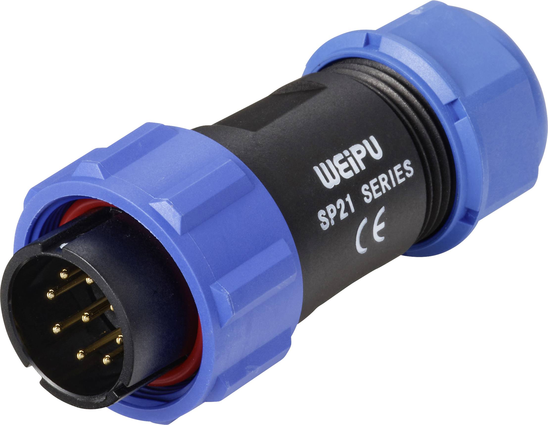 Weipu SP2110 / P 9 II Rundstecker Stecker, gerade Gesamtpolzahl: 9 Serie (Rundsteckverbinder): SP21