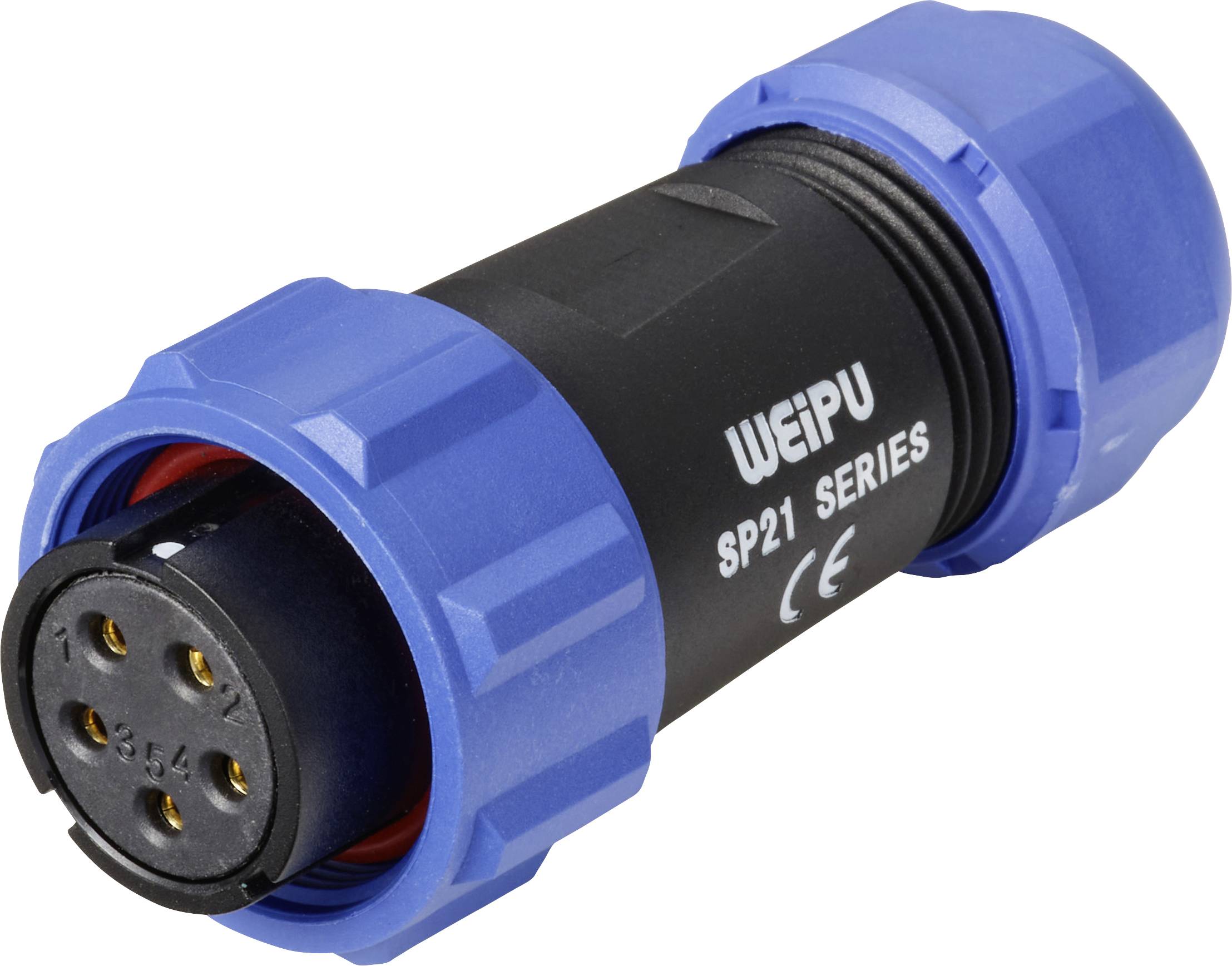 Weipu SP2110 / S 5C II Rundstecker Buchse, gerade Gesamtpolzahl: 5 Serie (Rundsteckverbinder): SP21