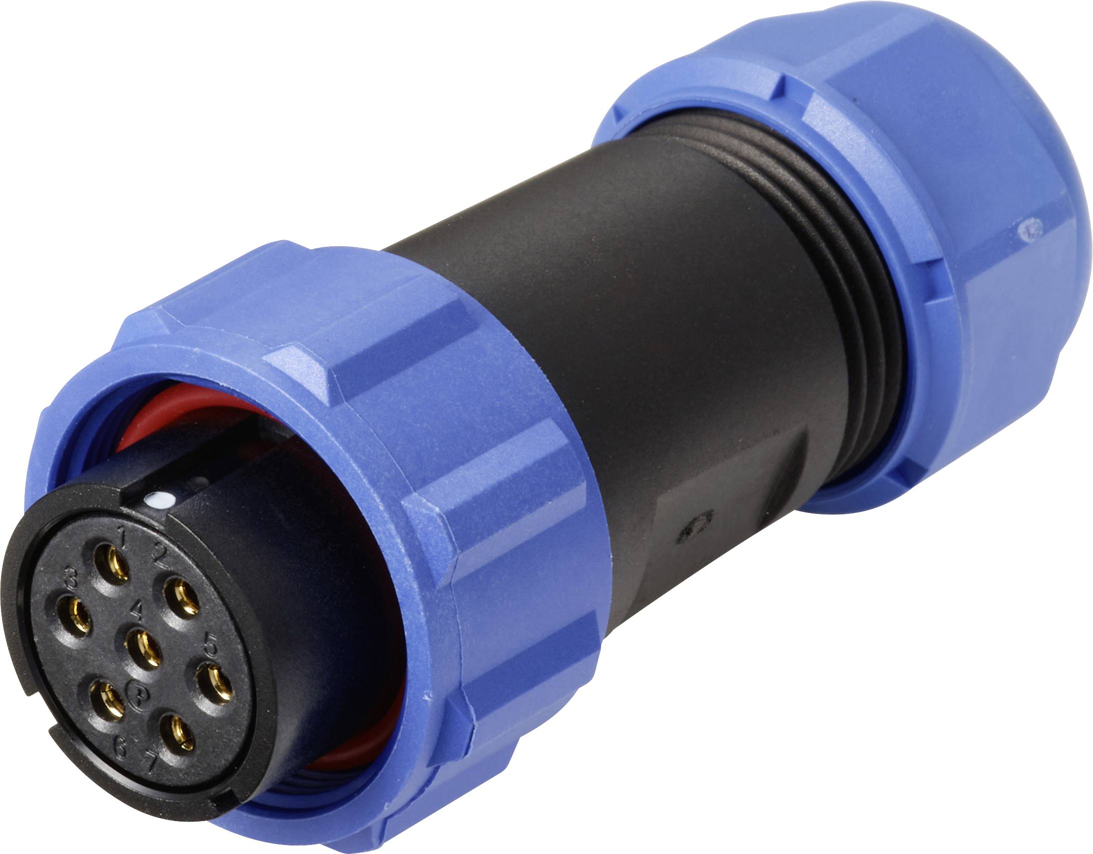 Weipu SP2110 / S 7 II Rundstecker Buchse, gerade Gesamtpolzahl: 7 Serie (Rundsteckverbinder): SP21