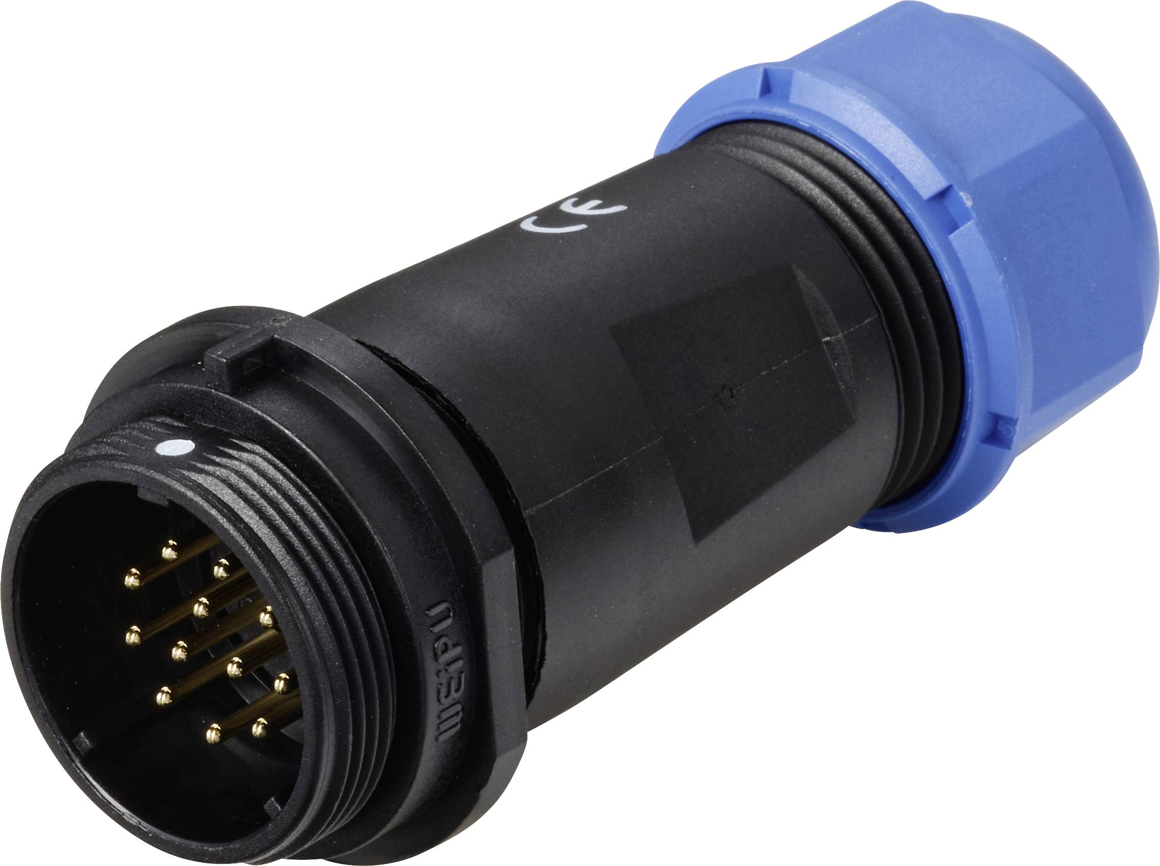 Weipu SP2111 / P 12 II Rundstecker Stecker, gerade Gesamtpolzahl: 12 Serie (Rundsteckverbinder): SP21 1St.