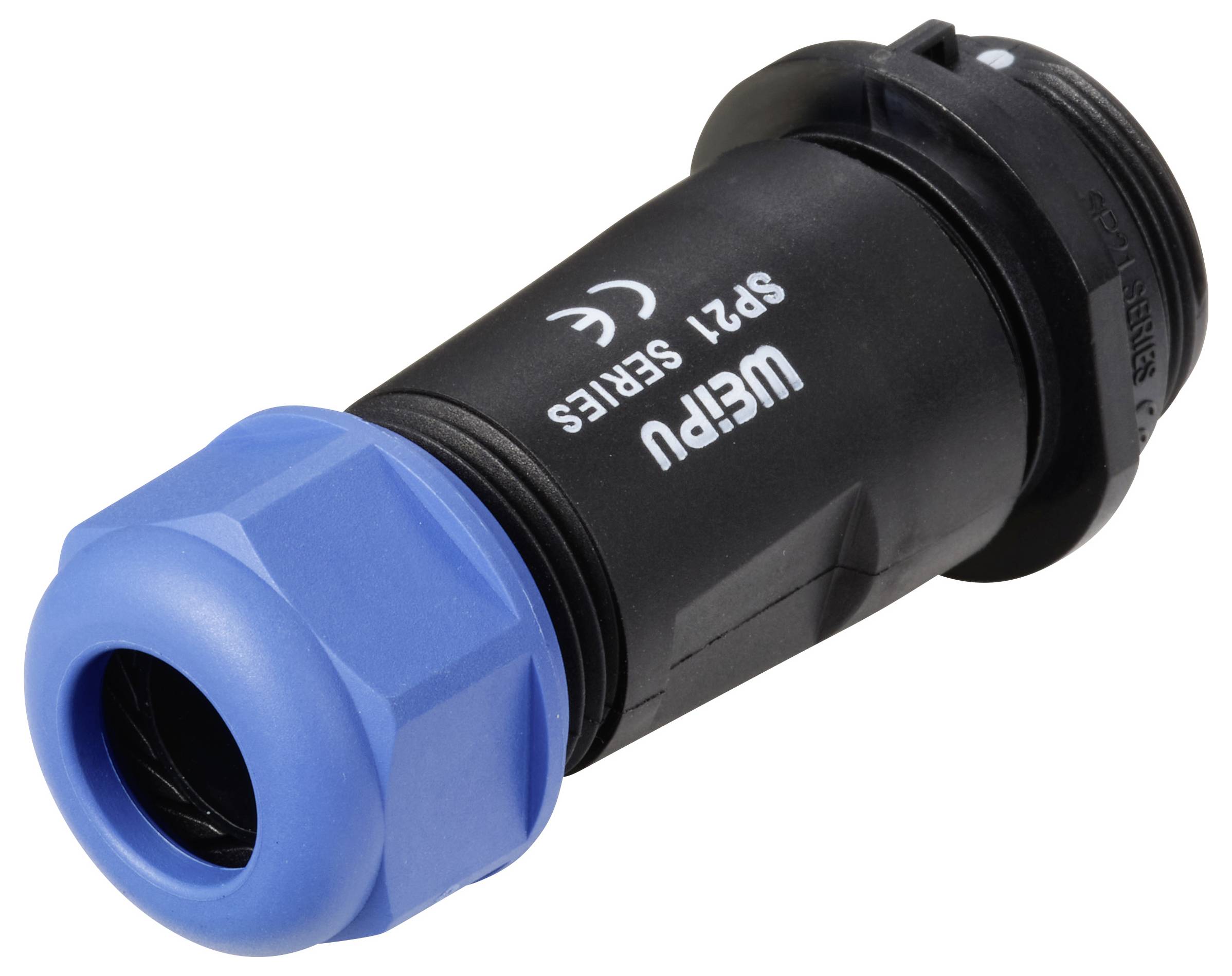 Weipu SP2111 / P 12 II Rundstecker Stecker, gerade Gesamtpolzahl: 12 Serie (Rundsteckverbinder): SP