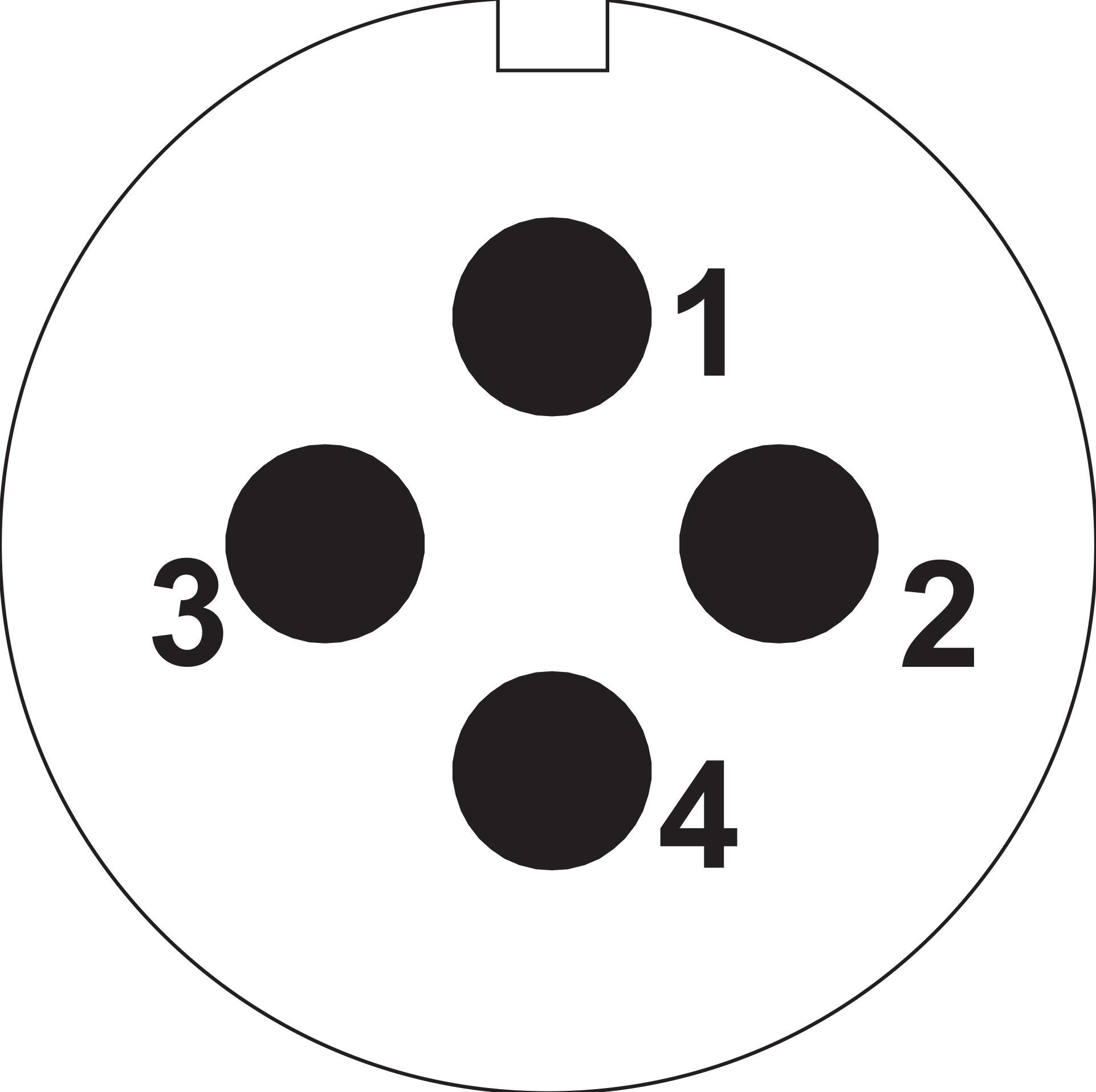 Weipu SP2111 / S 4 I Rundstecker Buchse, gerade Gesamtpolzahl: 4 Serie (Rundsteckverbinder): SP21 1St.