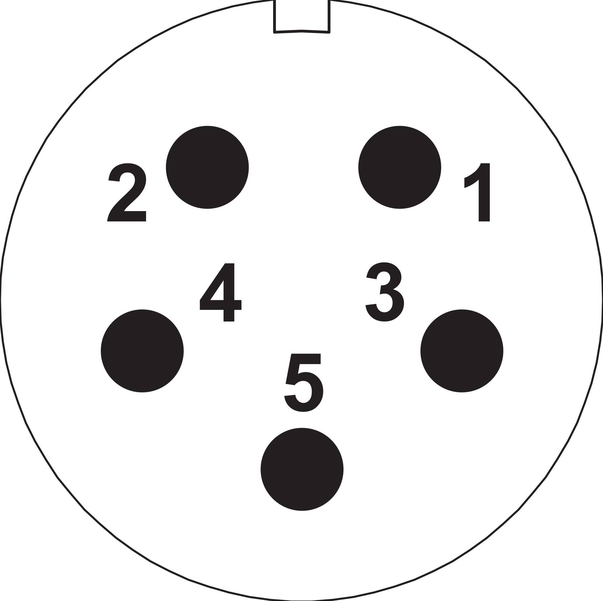 Weipu SP2111 / S 5C II Rundstecker Buchse, gerade Gesamtpolzahl: 5 Serie (Rundsteckverbinder): SP21