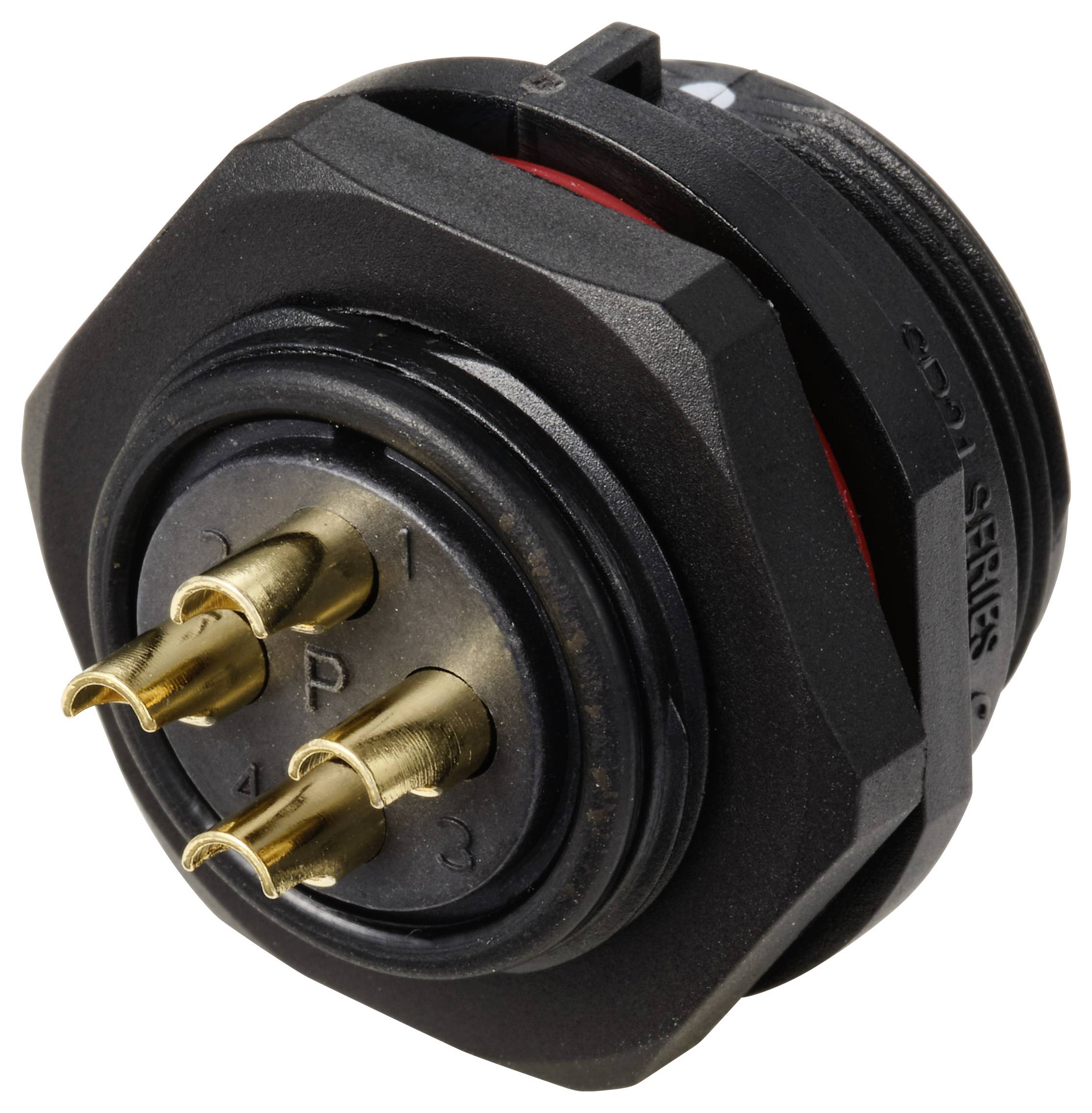 Weipu SP2112 / P 4 Rundstecker Stecker, Einbau Gesamtpolzahl: 4 Serie (Rundsteckverbinder): SP21 1