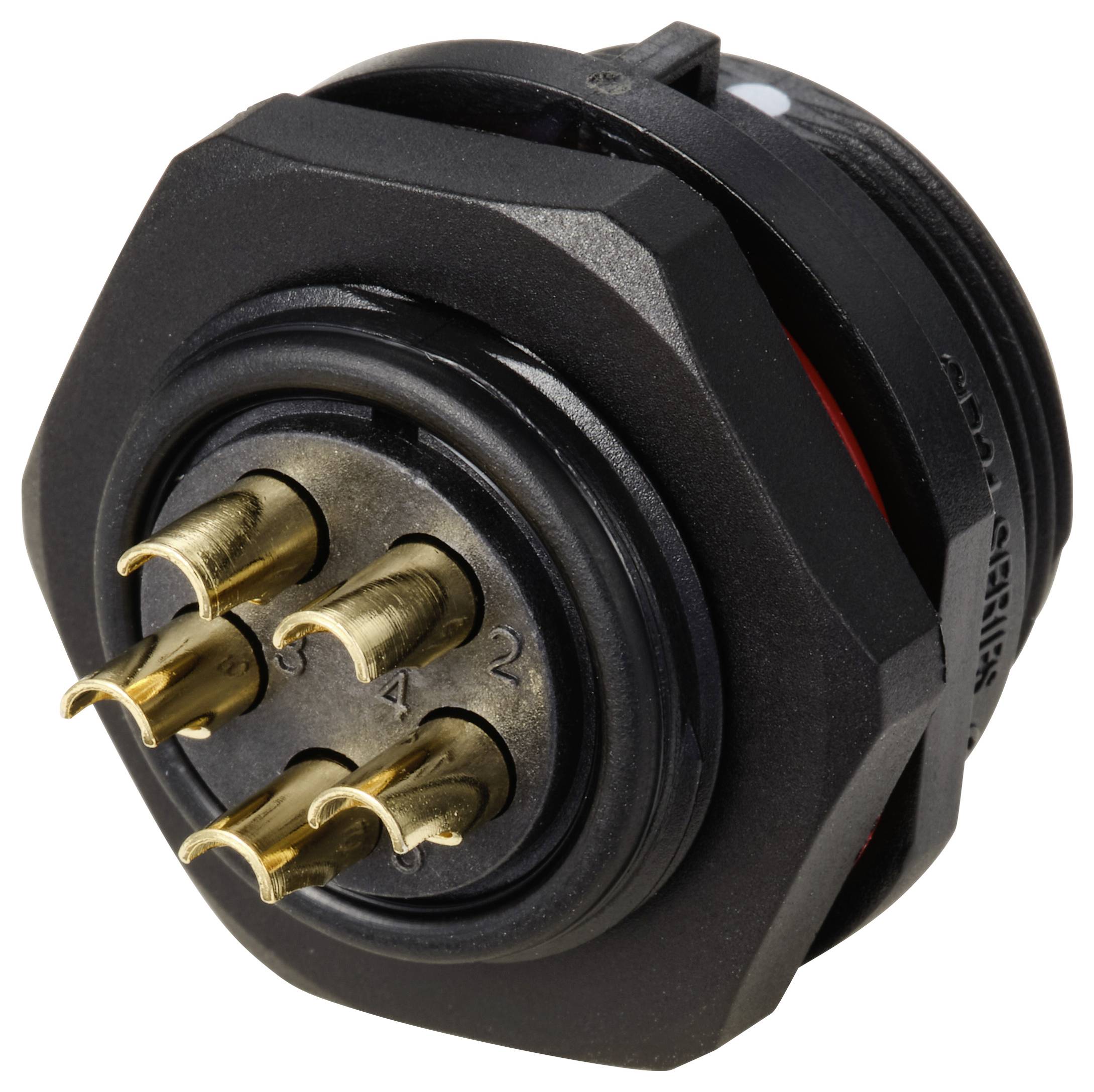 Weipu SP2112 / P5 Rundstecker Stecker, Einbau Gesamtpolzahl: 5 Serie (Rundsteckverbinder): SP21 1St.