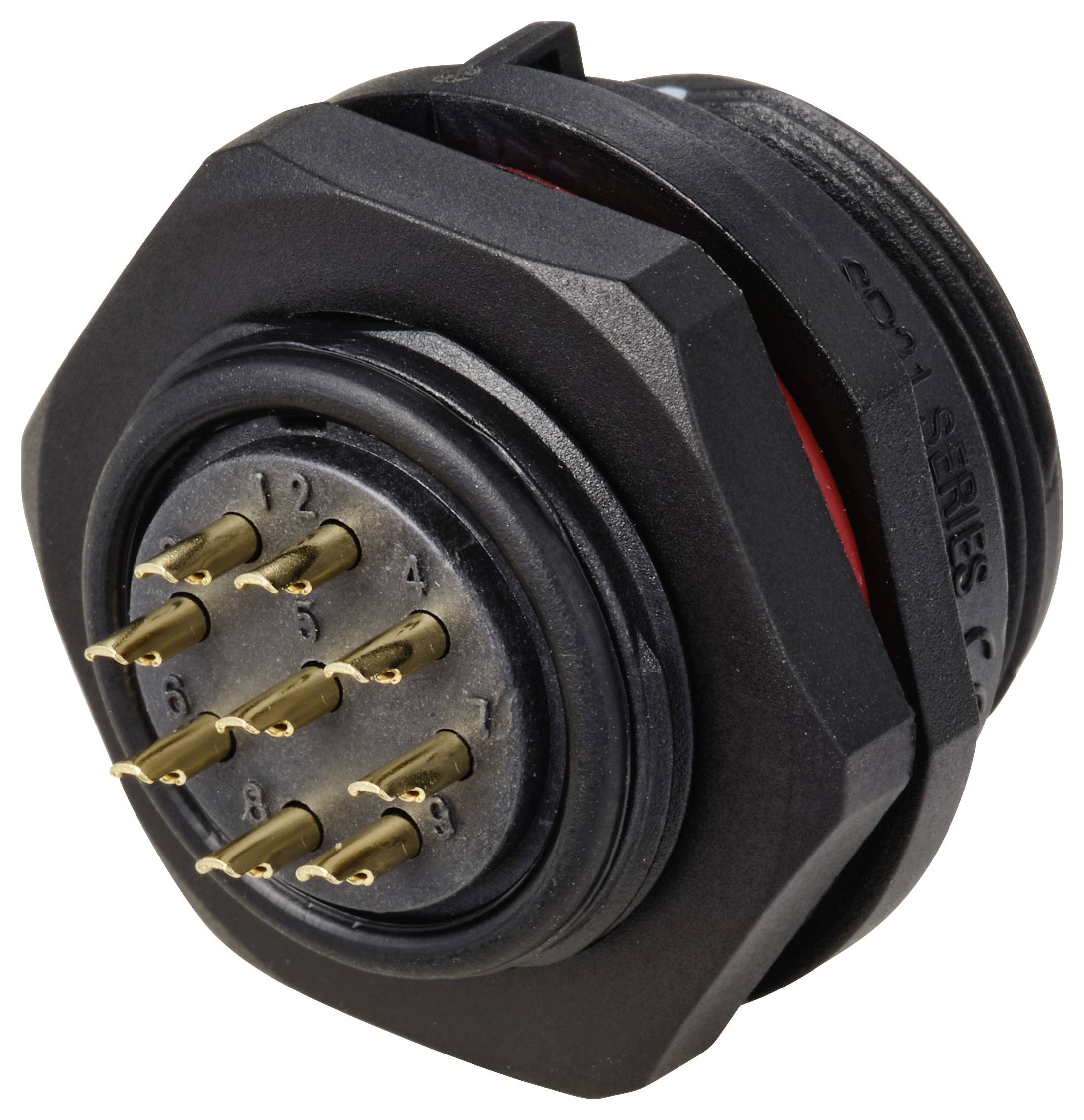 Weipu SP2112 / P 9 Rundstecker Stecker, Einbau Gesamtpolzahl: 9 Serie (Rundsteckverbinder): SP21 1St.