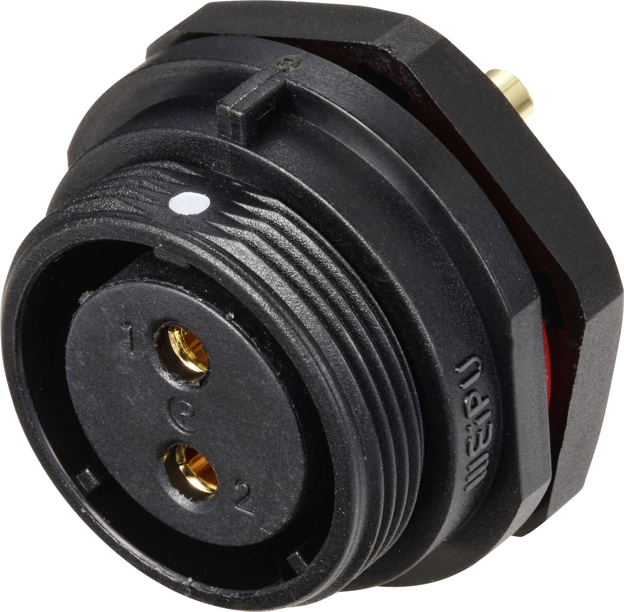 Weipu SP2112 / S 2 Rundstecker Buchse, Einbau Gesamtpolzahl: 2 Serie (Rundsteckverbinder): SP21 1 S