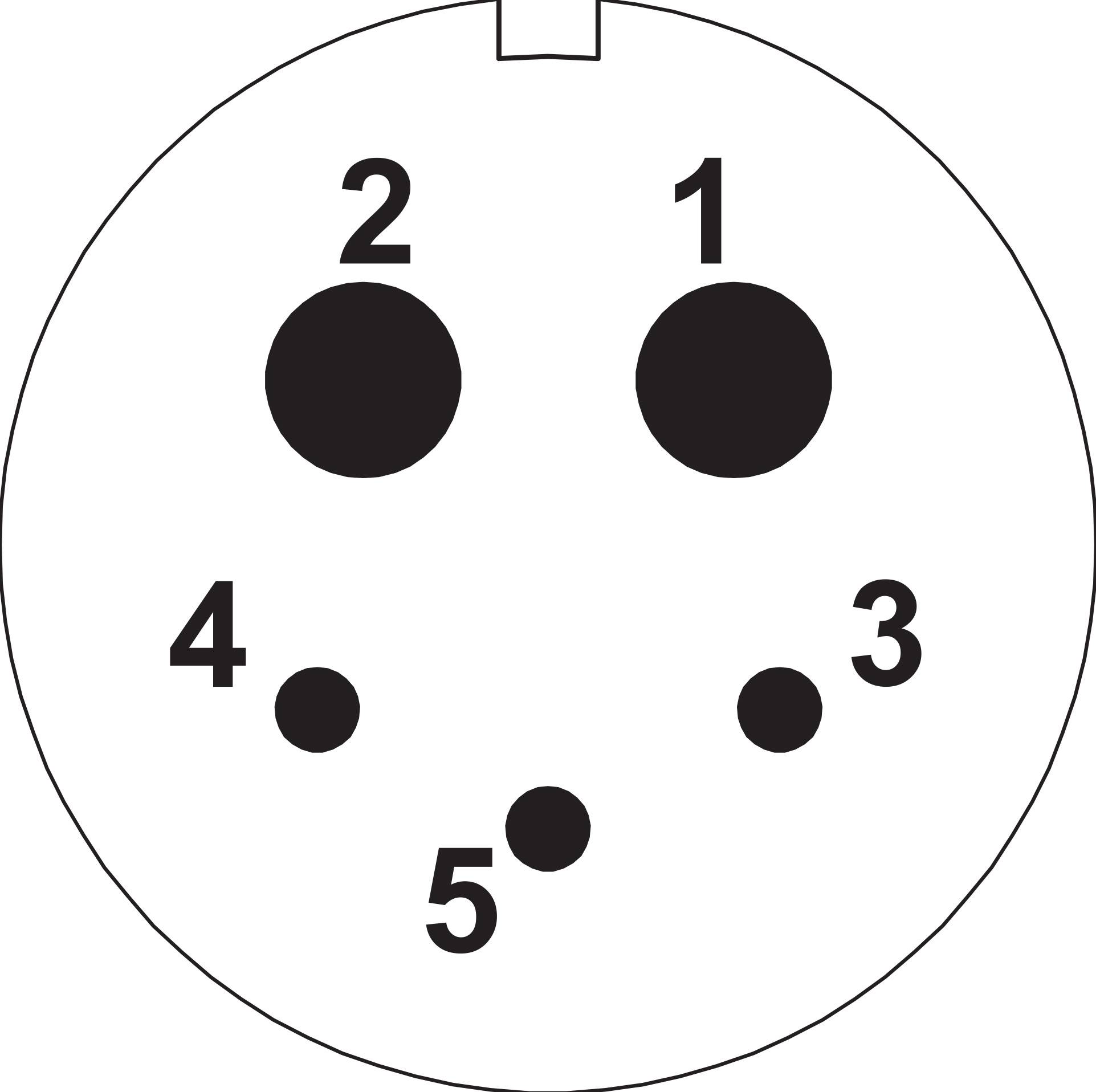 Weipu SP2112 / S 5B Rundstecker Buchse, Einbau Serie (Rundsteckverbinder): SP21 1St.