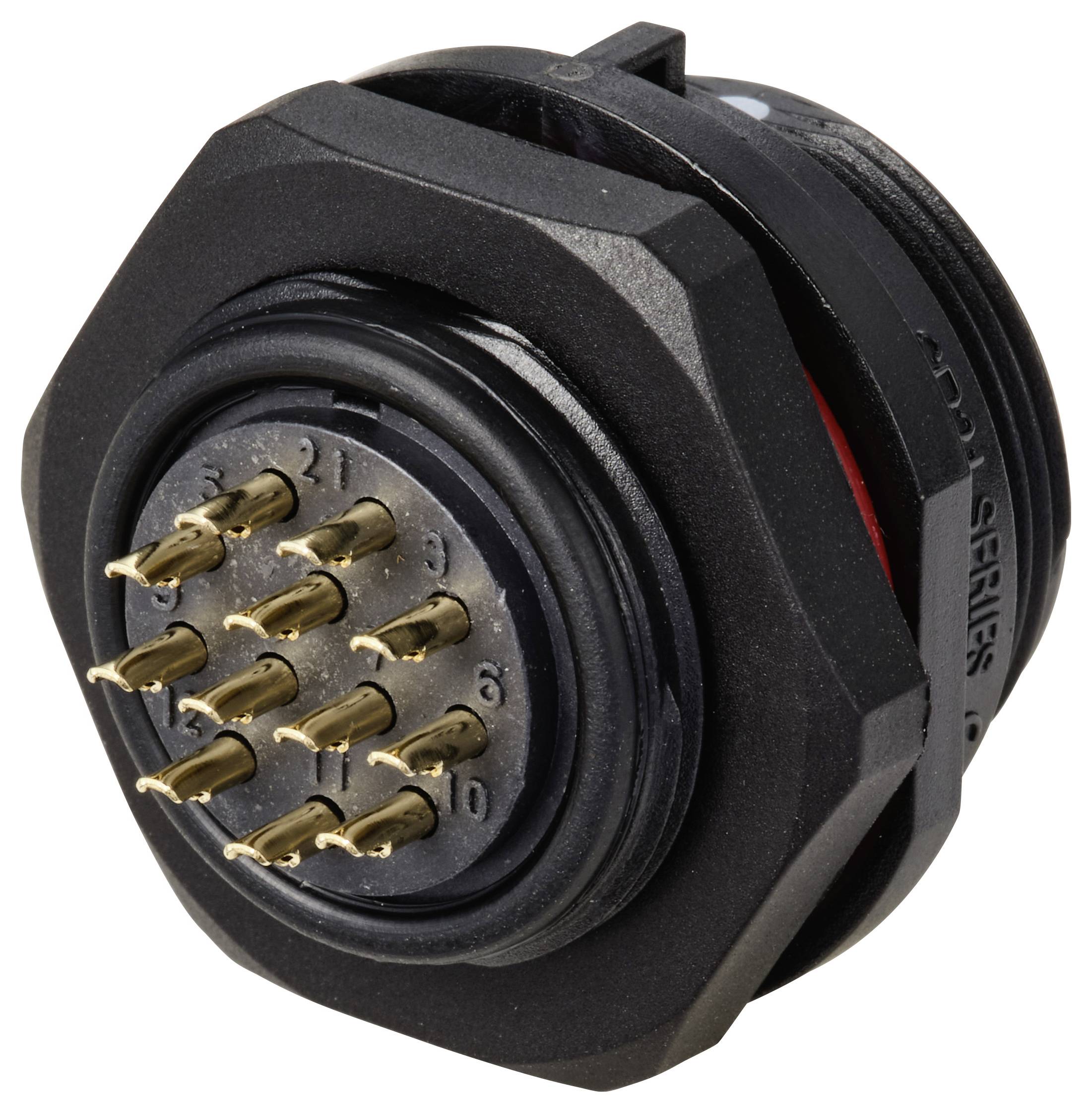 Weipu SP2112 / S 12 Rundstecker Buchse, Einbau Gesamtpolzahl: 12 Serie (Rundsteckverbinder): SP21 1St.