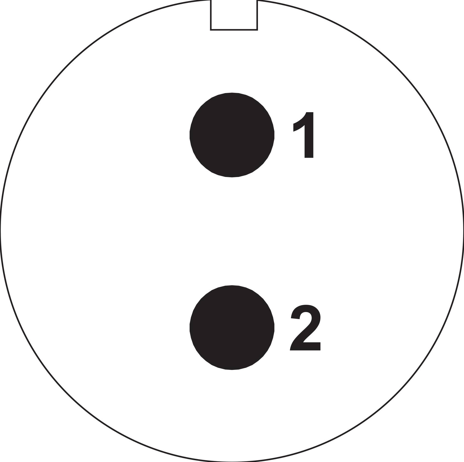 Weipu SP2113 / S 2 Rundstecker Buchse, Einbau Gesamtpolzahl: 2 Serie (Rundsteckverbinder): SP21