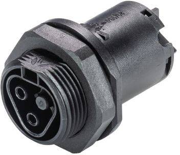 Wieland Electric 96.021.5053.1 Rundstecker Buchse, Einbau Gesamtpolzahl: 2 Serie (Rundsteckverbinder): RST® CLASSIC 1St.
