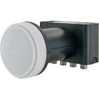 Schwaiger LNB4 Quad-LNB Teilnehmer-Anzahl: 4 Feedaufnahme: 40 mm mit Switch Hellgrau, Weiß Schwaiger LNB4 Quad-LNB Teilnehmer-Anzahl: 4 Feedaufnahme: 40 mm mit Switch Hellgrau, Weiß