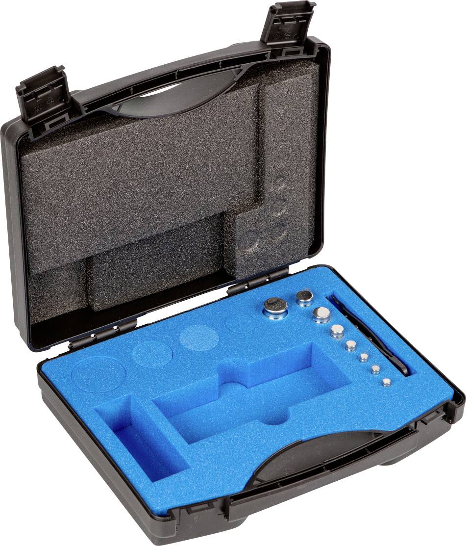 Kern 312-024 E2 Gewichtsatz Kompaktform, 1g - 50g Edelstahl, im Kunststoffkoffer