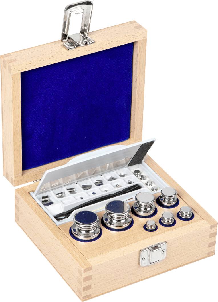 Kern 313-04 E2 Gewichtsatz, 1 mg - 200g Edelstahl, im Holzetui