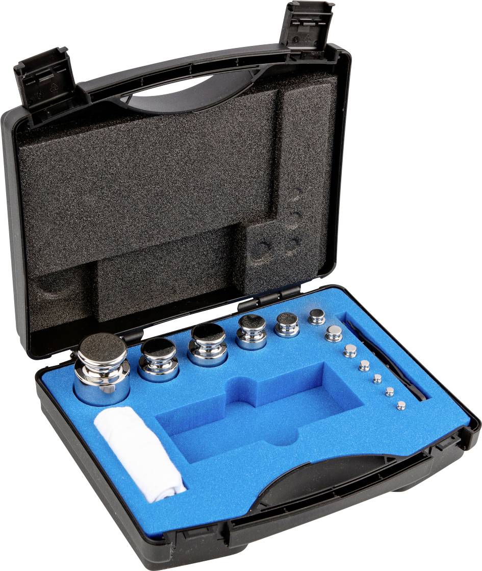Kern 314-054 E2 Gewichtsatz, 1g - 500g Edelstahl, im Kunststoffkoffer