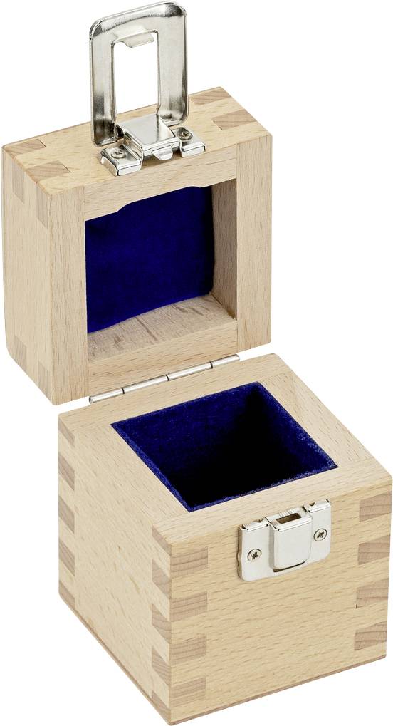Kern 317-110-100 Holzetui passend für Einzelgewicht 1 x 1kg E1 + E2 + F1, gepolstert
