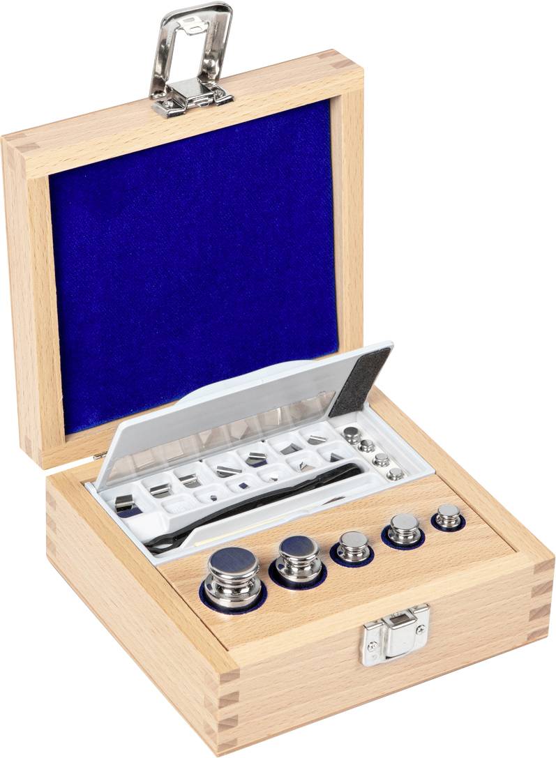 Kern 323-03 F1 Gewichtsatz, 1 mg - 100g Edelstahl, im Holzetui