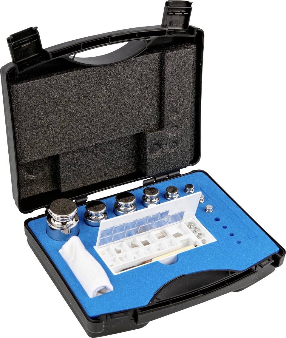 Kern 323-054 F1 Gewichtsatz, 1 mg - 500 g Edelstahl, im Kunststoffkoffer