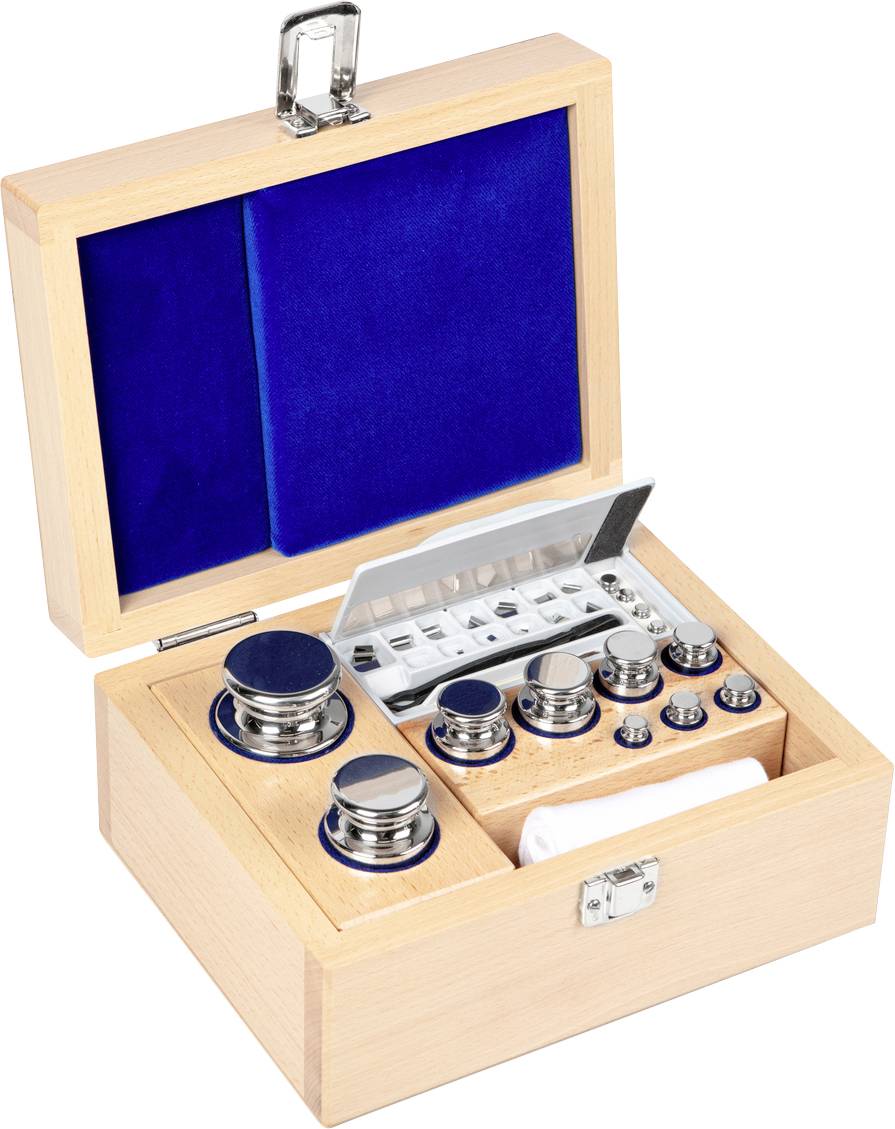 Kern 323-06 F1 Gewichtsatz, 1 mg - 1kg Edelstahl, im Holzetui