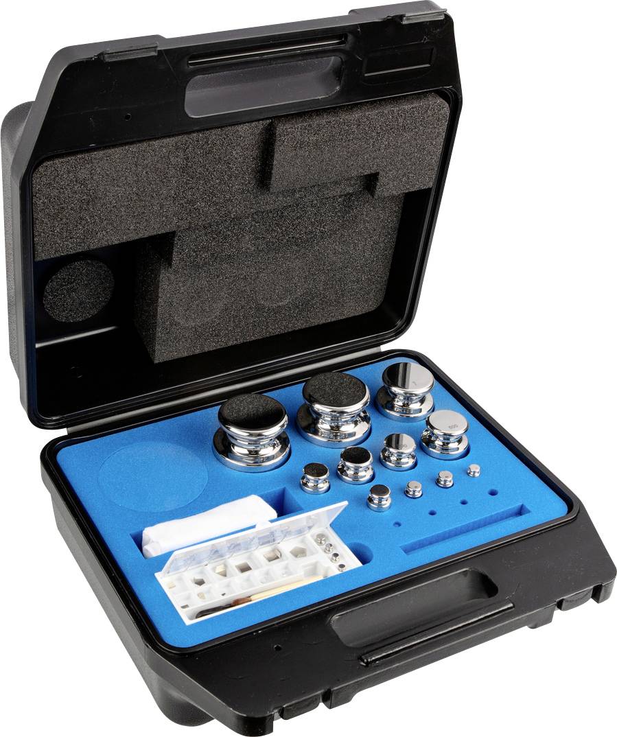 Kern 323-074 F1 Gewichtsatz, 1 mg - 2kg Edelstahl, im Kunststoffkoffer