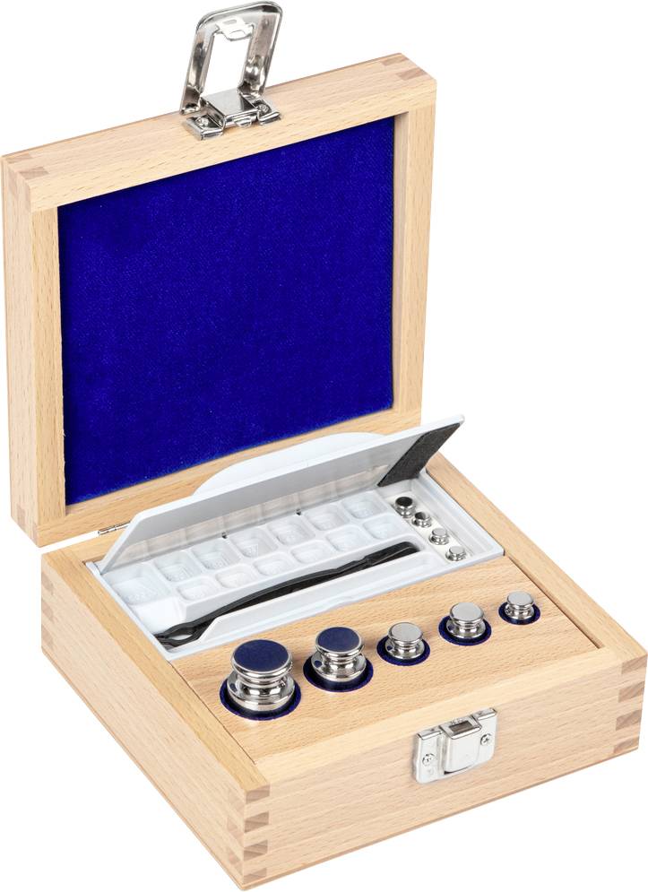 Kern 324-03 F1 Gewichtsatz, 1g - 100g Edelstahl, im Holzetui
