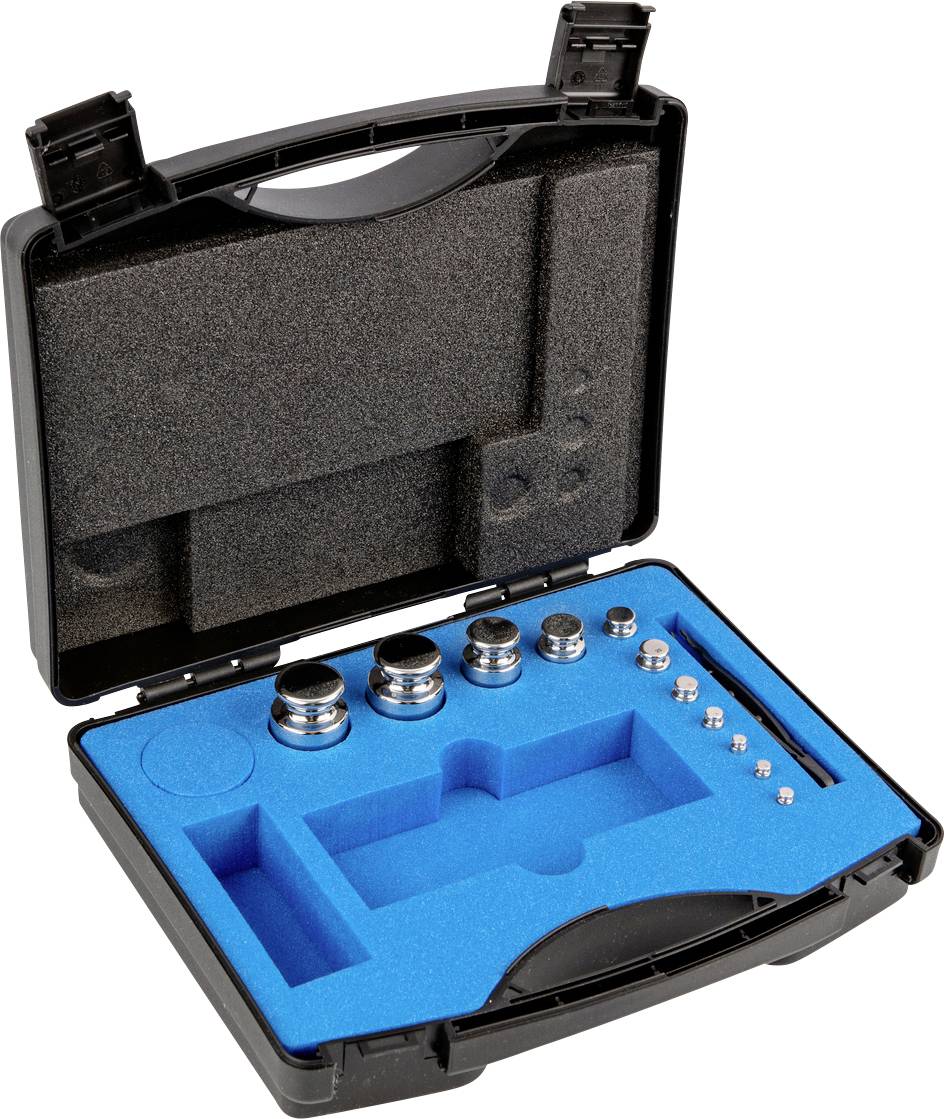 Kern 324-044 F1 Gewichtsatz, 1g - 200g Edelstahl, im Kunststoffkoffer