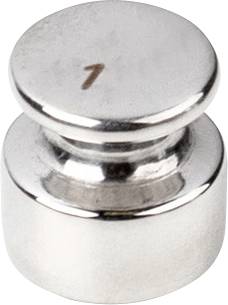 Kern 326-01 F1 1g Einzelgewicht, ECO-Form , Edelstahl poliert