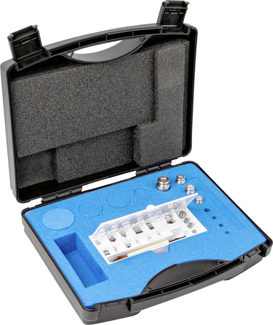 Kern 333-024 F2 Gewichtsatz, 1 mg - 50g Edelstahl feingedreht, im Kunststoff Etui