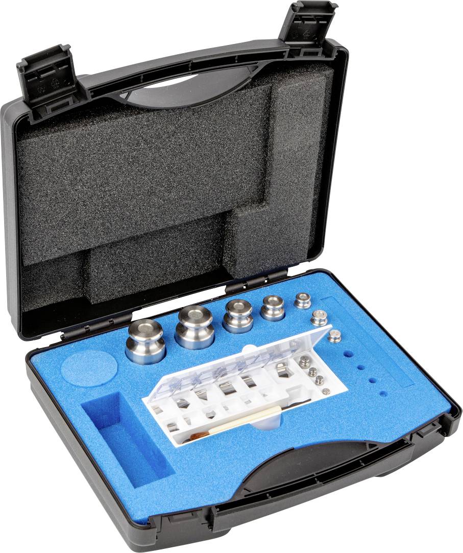 Kern 333-044 F2 Gewichtsatz, 1 mg - 200g Edelstahl feingedreht, im Kunststoff Etui