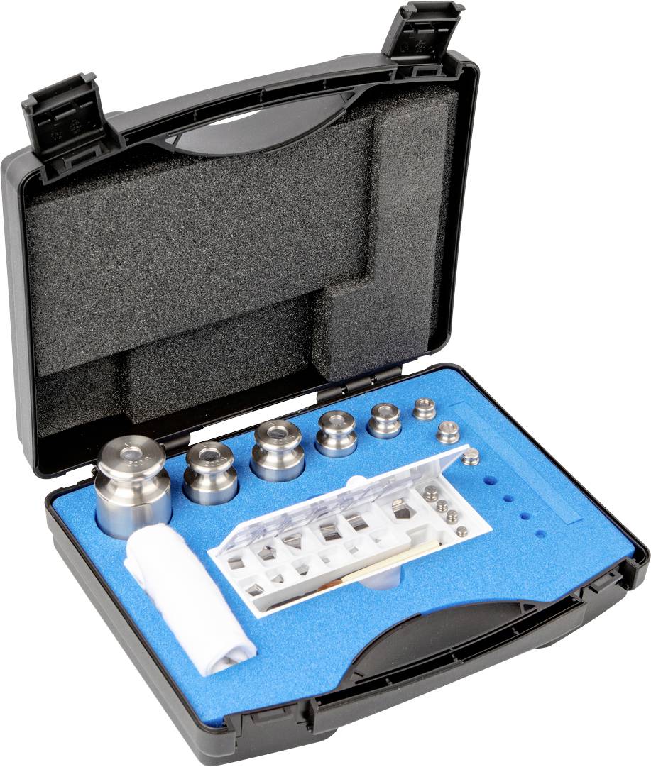 Kern 343-054 M1 Gewichtsatz, 1 mg - 500g Edelstahl, im Kunststoff Etui