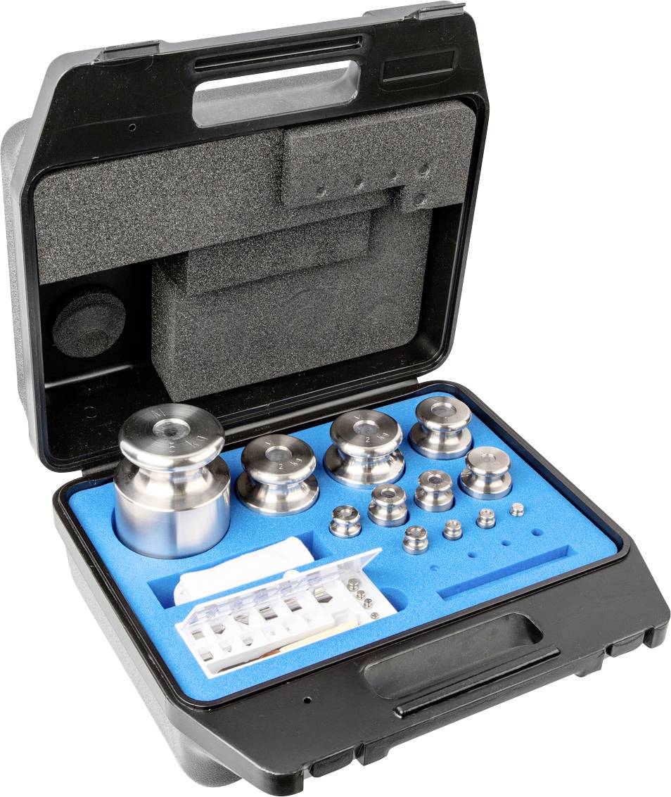 Kern 343-084 M1 Gewichtsatz, 1 mg - 5kg Edelstahl, im Kunststoff-Etui