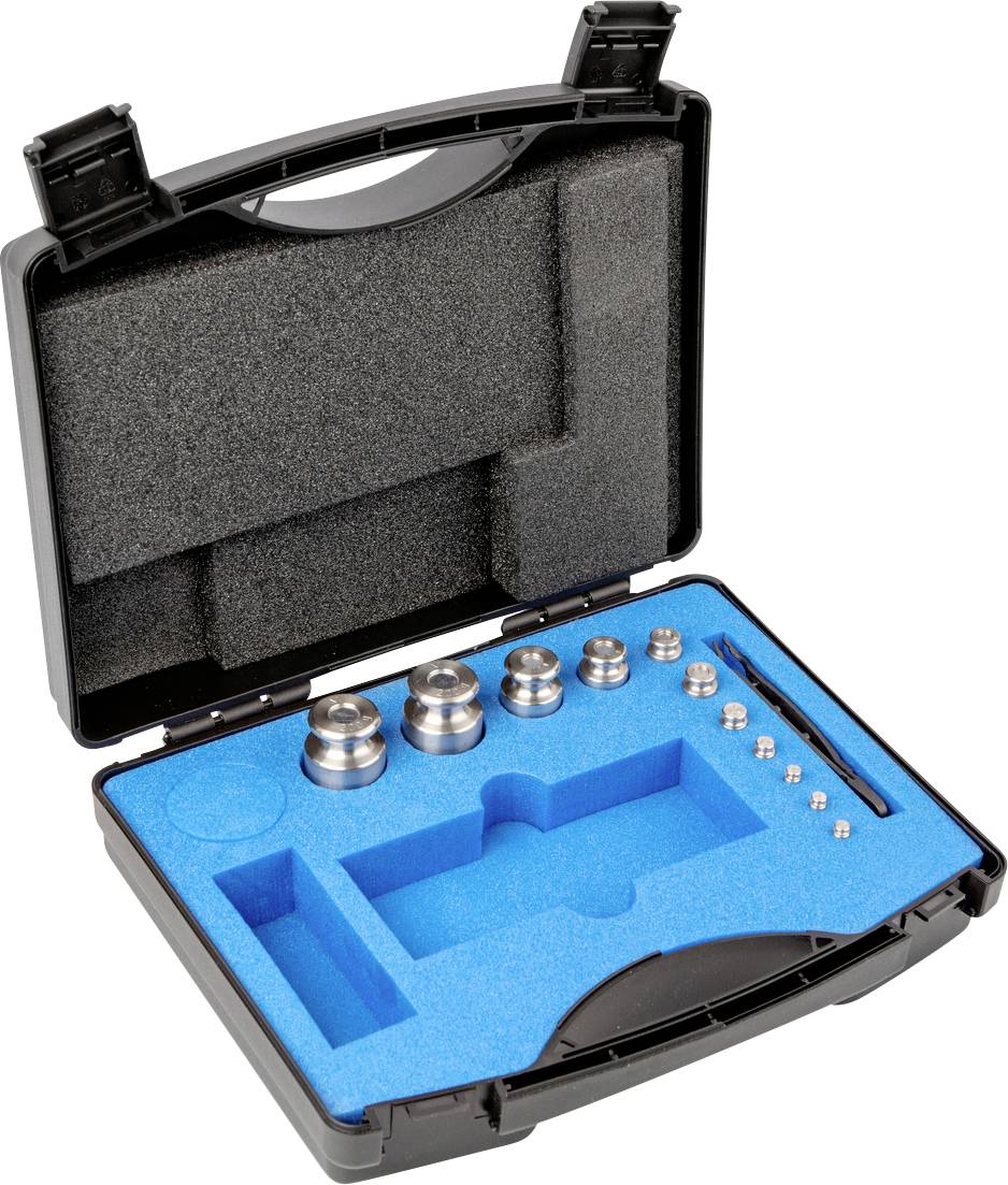 Kern 344-044 M1 Gewichtsatz, 1g - 200g Edelstahl, im Kunststoff Etui