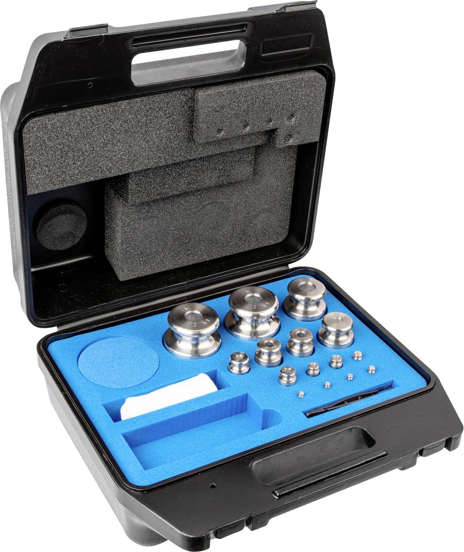 Kern 344-074 M1 Gewichtsatz, 1g - 2kg Edelstahl, im Kunststoff Etui