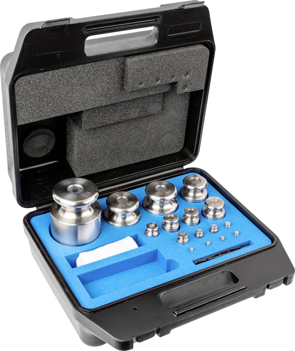 Kern 344-084 M1 Gewichtsatz, 1g - 5kg Edelstahl, im Kunststoff Etui